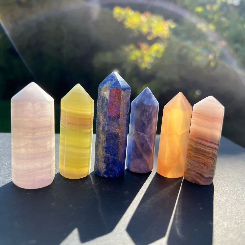 Комплект 6 кули / обелиски 6-7 см