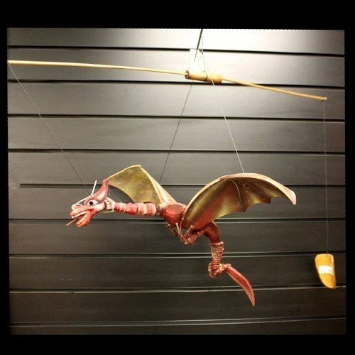 Вятърна камбанка Червен Кокос Дракон 46cm