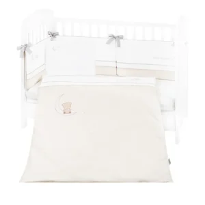 Бебешки спален комплект с бродерия 6 части 60/120 Dream Big Beige