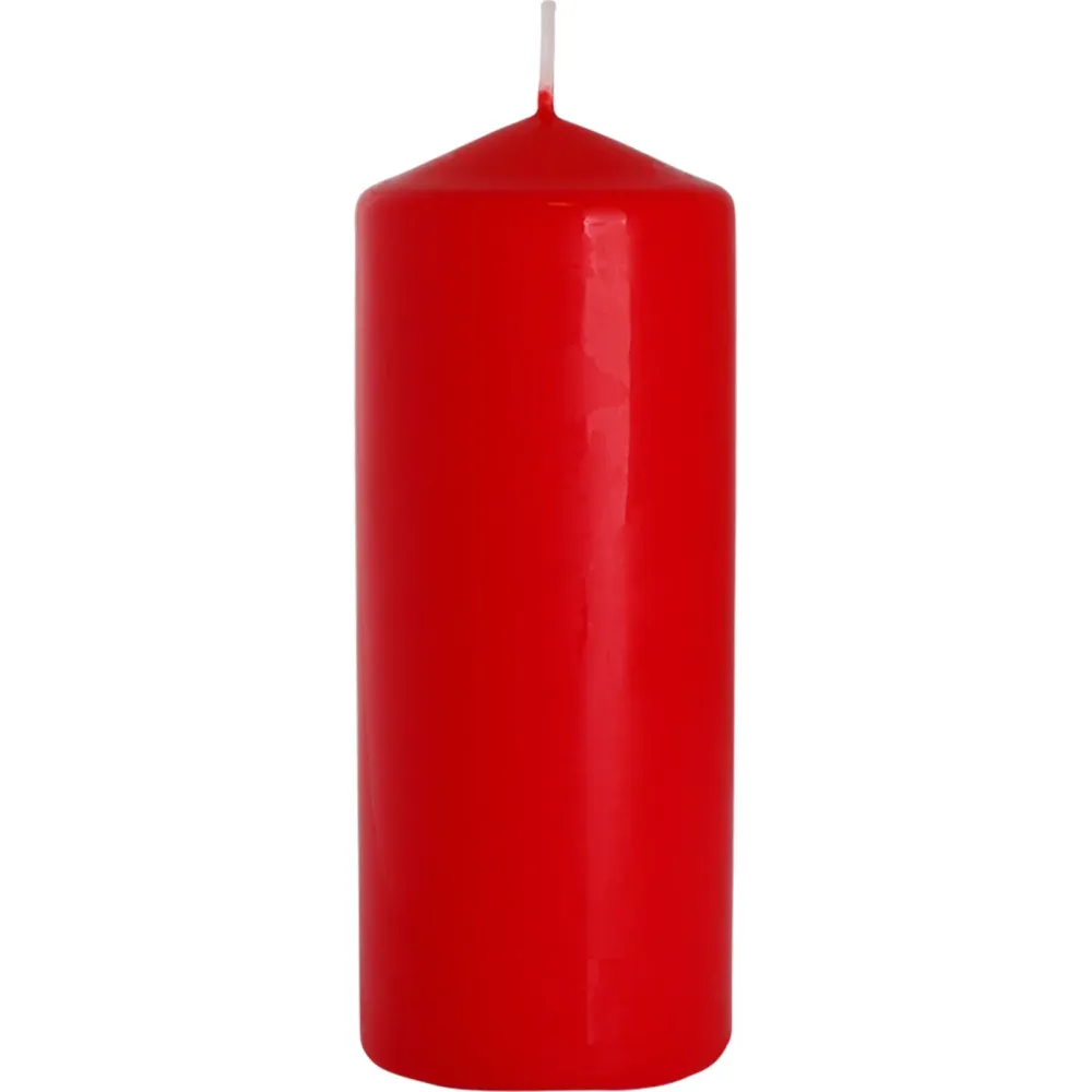 Свещ колона червена 60x150mm 48 часа горене