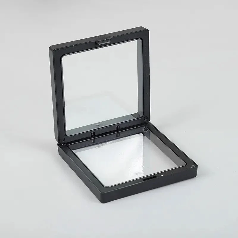 3D плаваща рамка за дисплей 9x9см черна