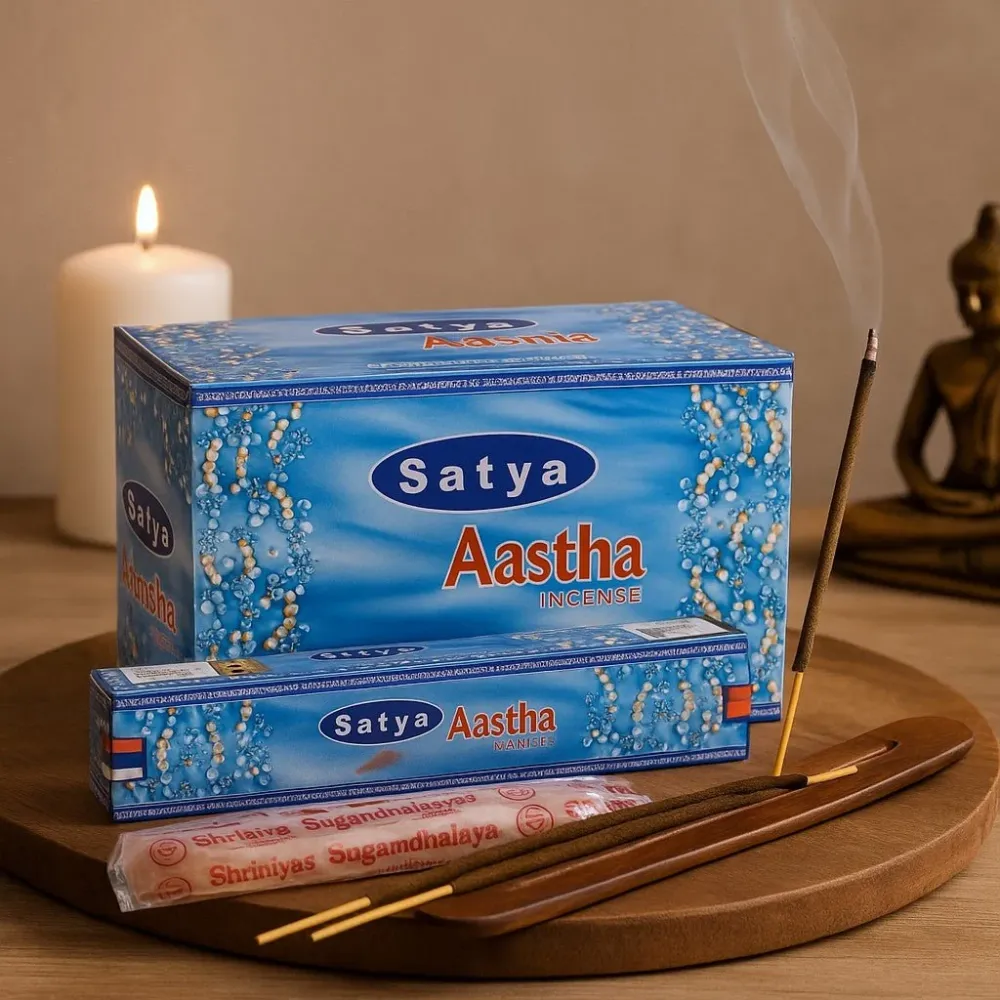 Благовонни пръчици Aastha 15g пакет