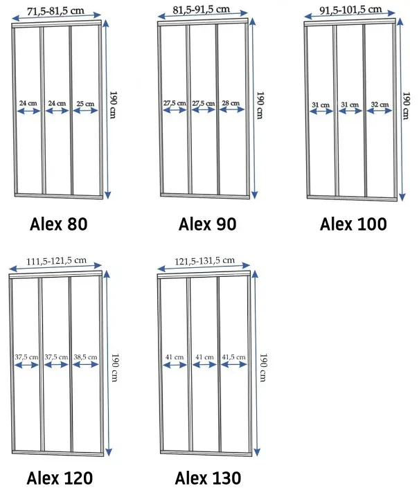 Alex 100 - 91,5-101,5 см.