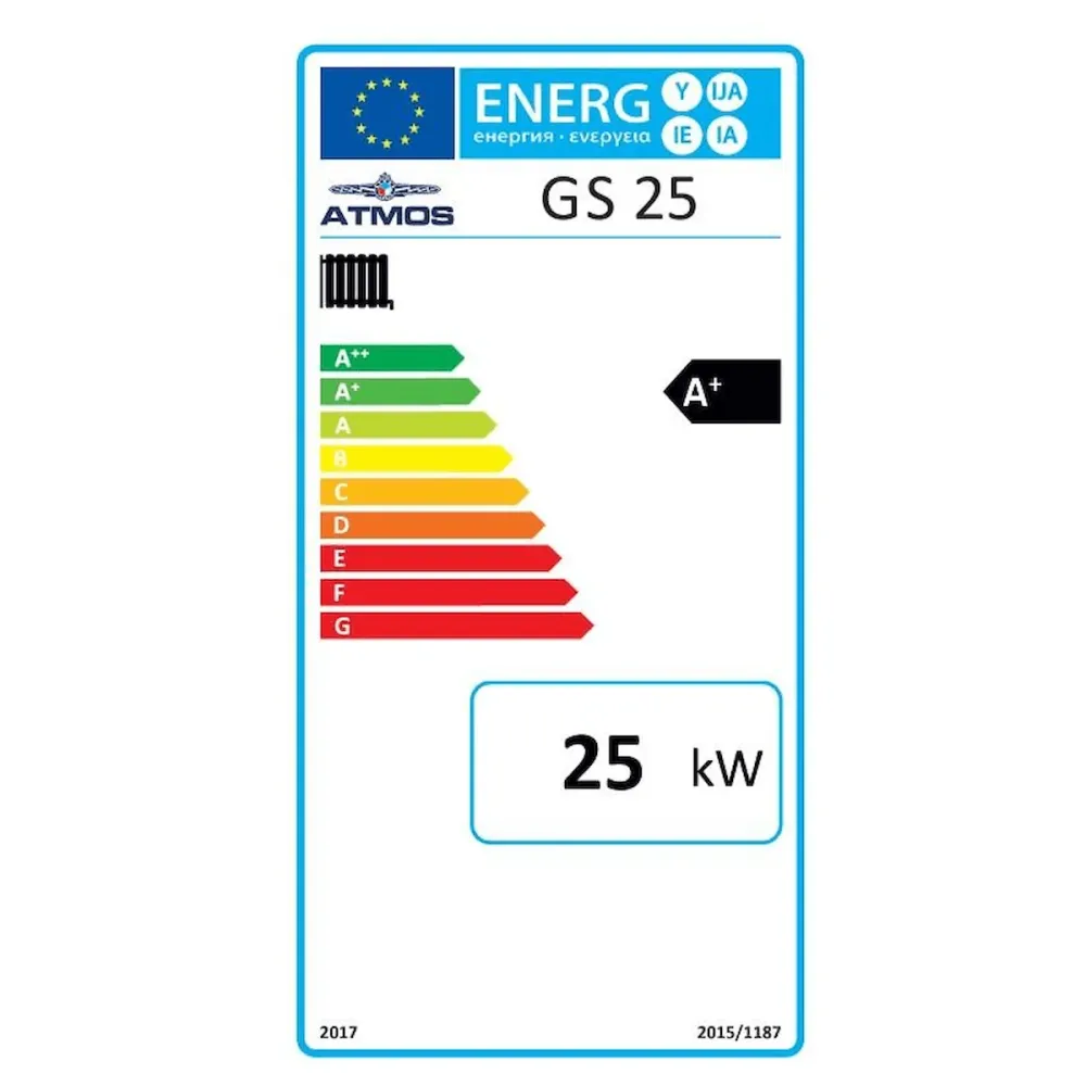 Дървен газификатор Atmos GS 25 kW – Ефективен газифициращ котел 🔥