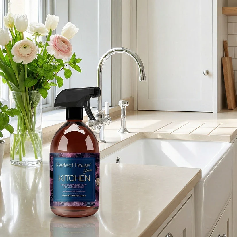 Професионален почистващ препарат за кухня с парфюм Barwa Perfect House Glam Kitchen