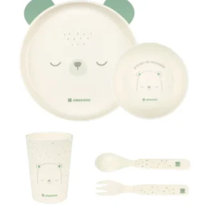 Сет за хранене пластмаса Bear me Mint
