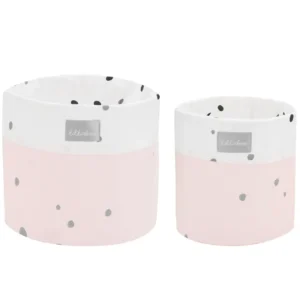 Комплект кош за аксесоари 2 бр - 22см и 18см Bear me Pink