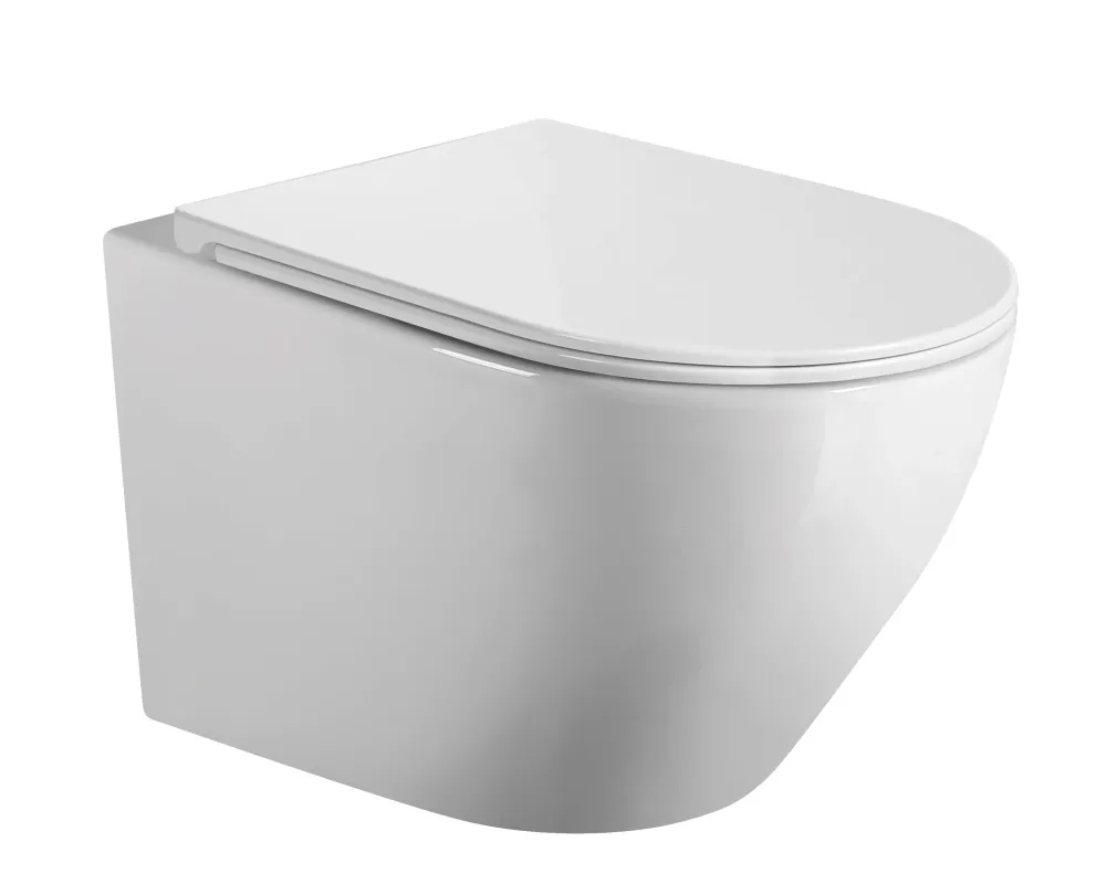 Kомплект Becrisa Magenta Rimless и GROHE Skate Cosmopolitan