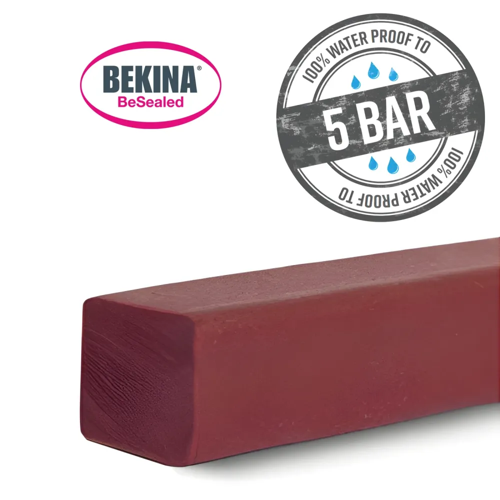 Набъбваща лента Bentobar+ за солена вода - 20x25мм червена (цена за ролка 5 метра)