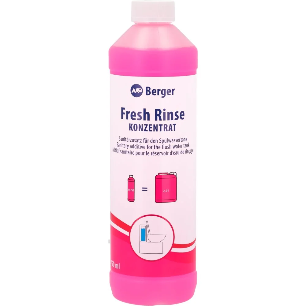 Концентрат за казанче за изплакване на химическа тоалетна Berger Fresh Rinse 750ml