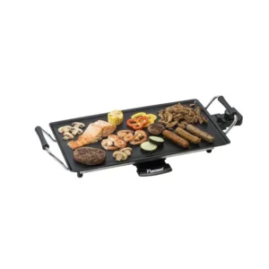 BESTRON ABP602 Електрическа скара/грил за печене 2000 W, черна 47х26 см