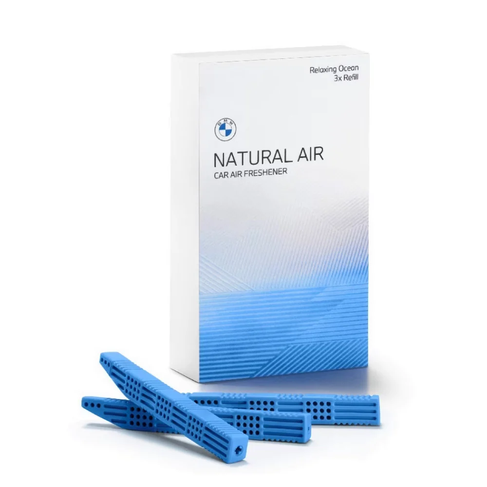 Пълнител за ароматизатор за кола BMW Natural Air Relaxing Ocean, 3 бр