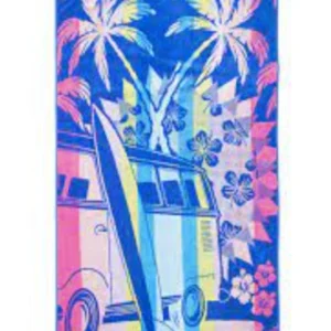Плажна хавлия «Cannes Retro» памук, кадифе, размер 86х162см