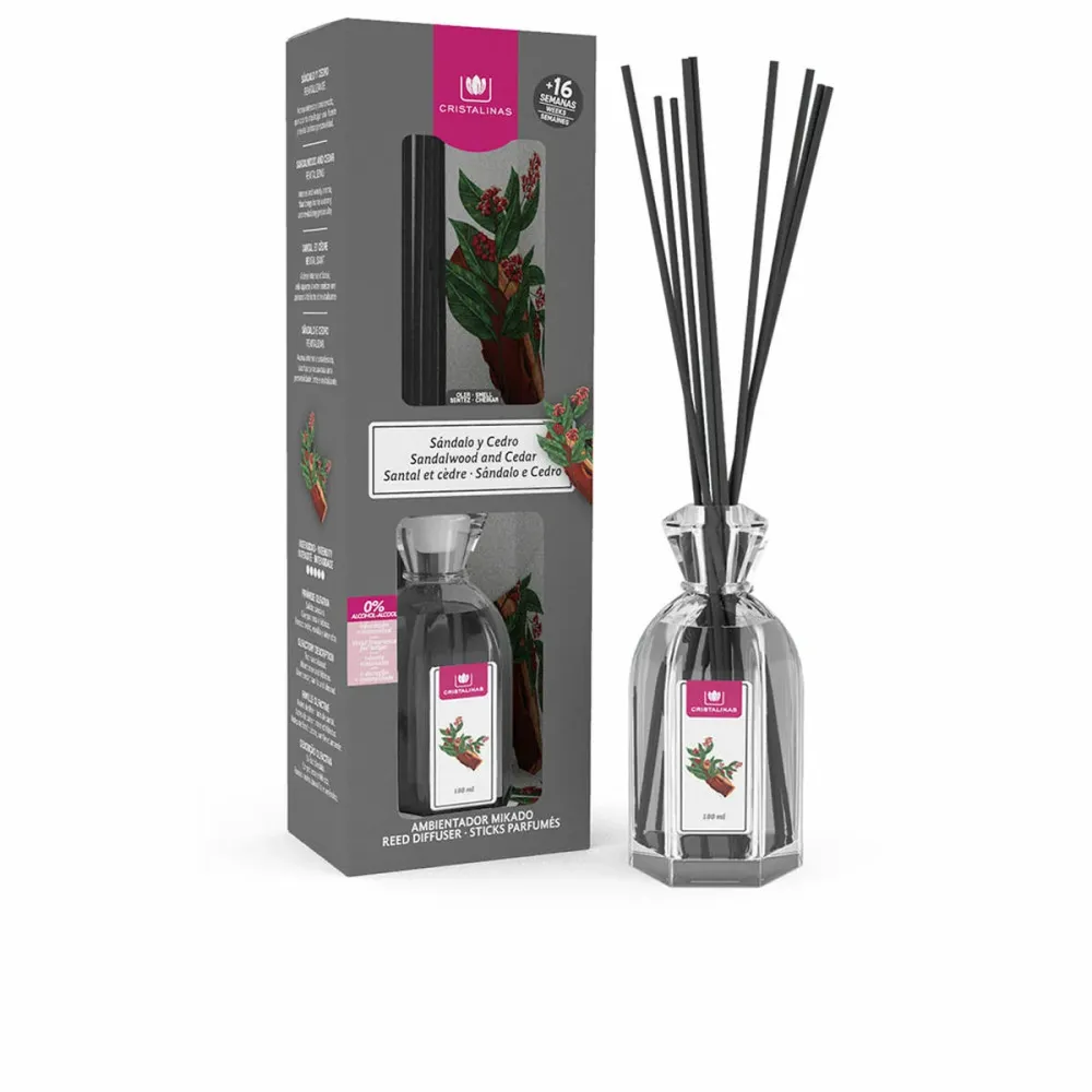 Ароматизирани Пръчици Cristalinas Sandalo-Cedro 180 ml