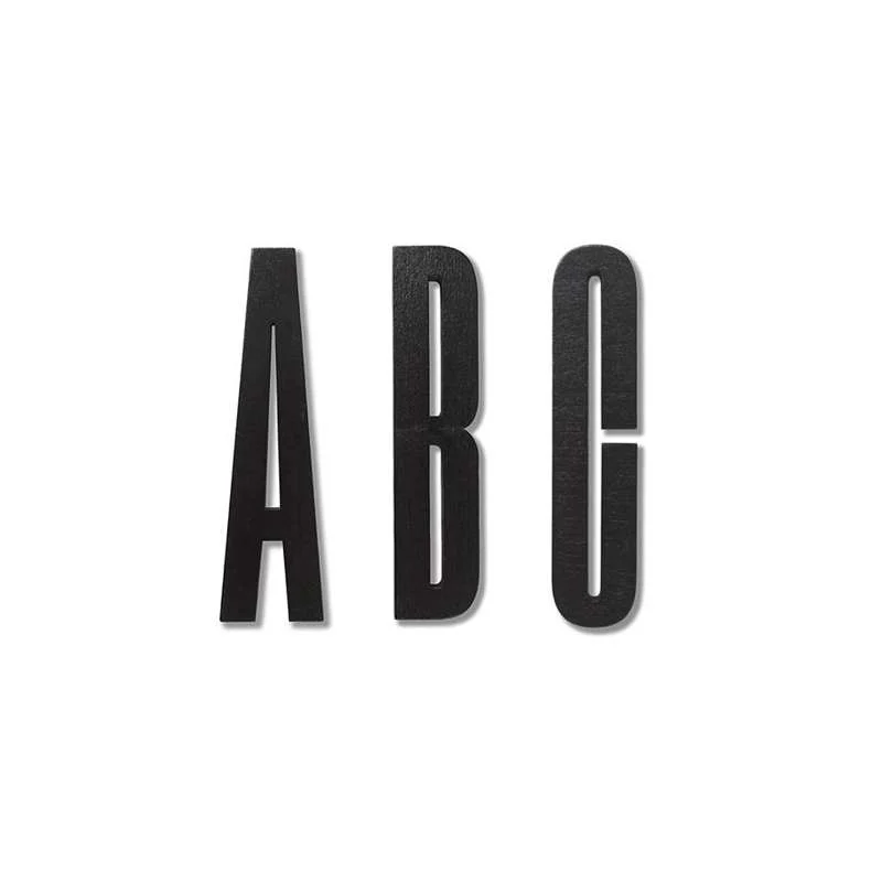 Design Letters Букви – черни