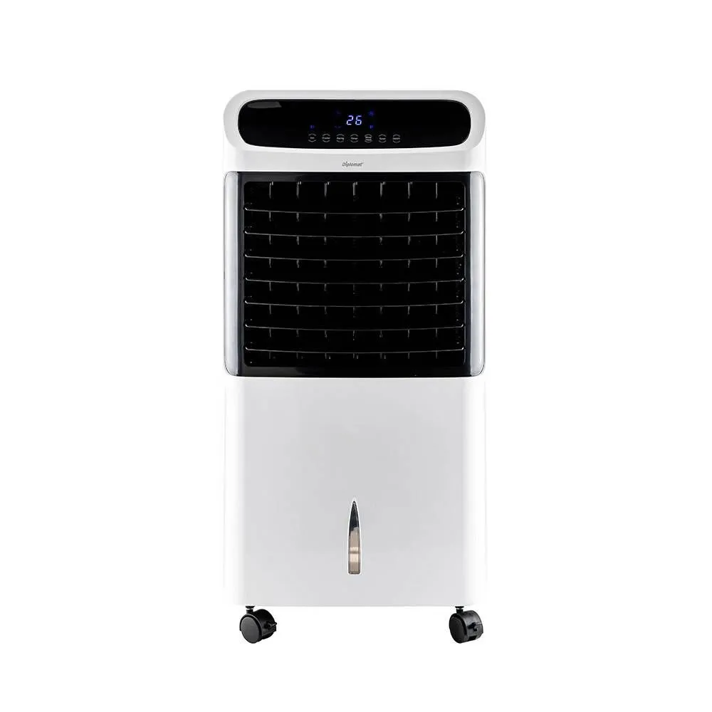 Мобилен Охладител и отоплител Diplomat DX-80CHRC, 5 в 1, 2000W, 12л, 3 степени, LED панел, Дистанционно, Таймер, Бял