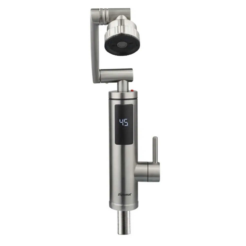Водонагревател DIPLOMAT QF-919S, 3600W, 4 Степени, LED, Инокс