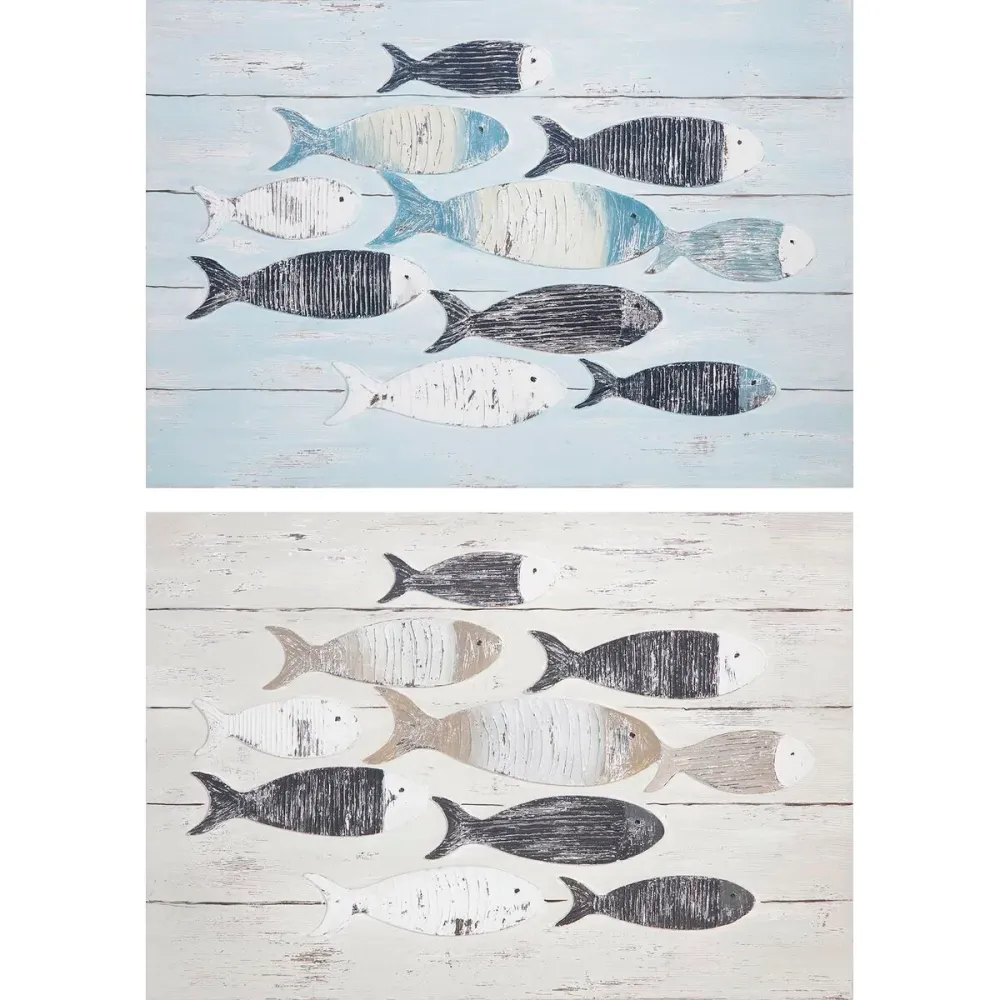 Пластно DKD Home Decor Спирали Средиземноморско (90 x 2 x 60 cm) (2 броя)