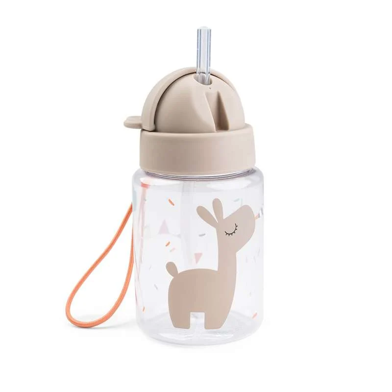 Done Deer Чаша за напитки с сламка - 280ml - Празнуване - Пясък