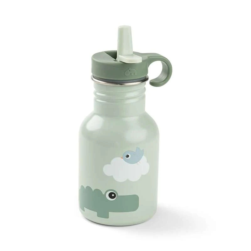 Done Deer Бутилка за напитки - Неръждаема стомана - 350ml - Игрална площадка - Зелен