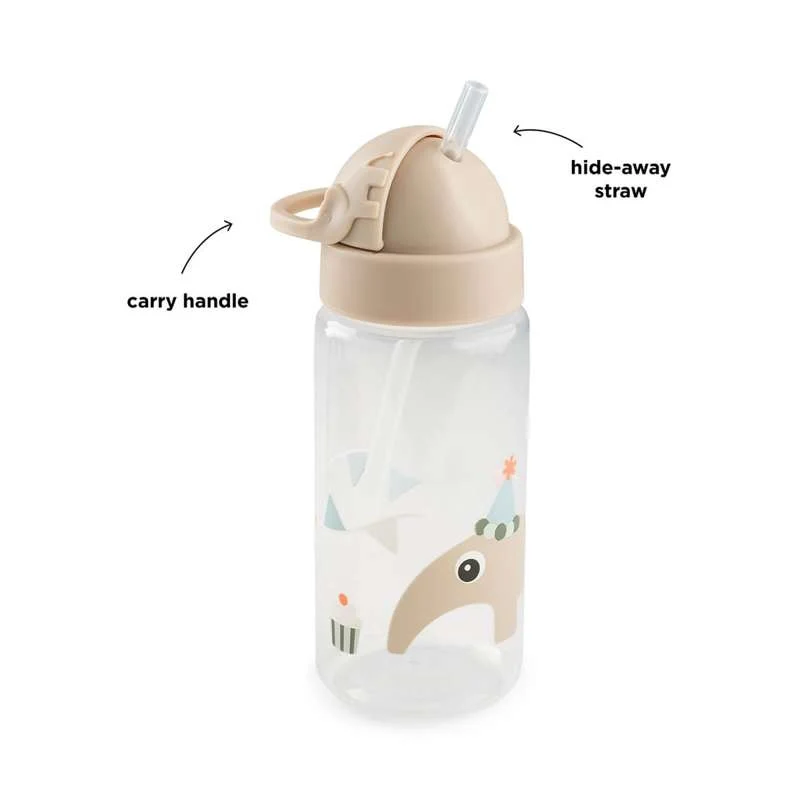 Done Deer Чаша за напитки с сламка - 350ml - Празник - Пясък