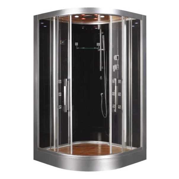 Душ кабина с парогенератор DZ962F8 Black 120х120 см.
