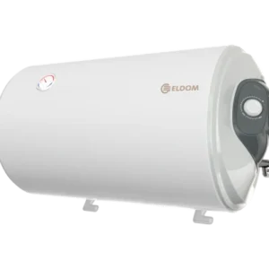 Бойлер Eldom 50, 2 KW, Хоризонтален, Емайлиран, Изводи отдясно