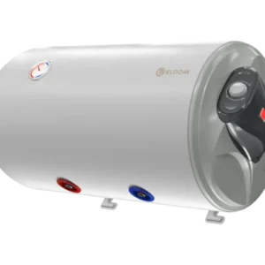 Бойлер Eldom 80, 3KW, Хоризонтален, Неръждаем, ЕЛ. Изводи отдясно, Тръби отдолу