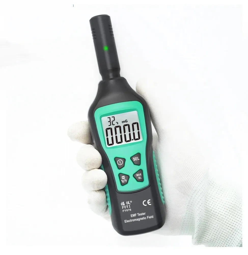 Професионален Цифров Детектор за Електромагнитно Излъчване (EMF)