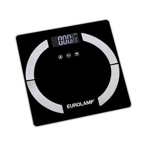 EUROLAMP Кантар с функция за измерване на тегло, мазнини