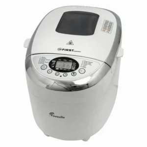 Хлебопекарна First Austria FA-5152-3, 850W, С две бъркалки, 12 програми, 3 сепени на изпичане, LСD диcплeй, Бял