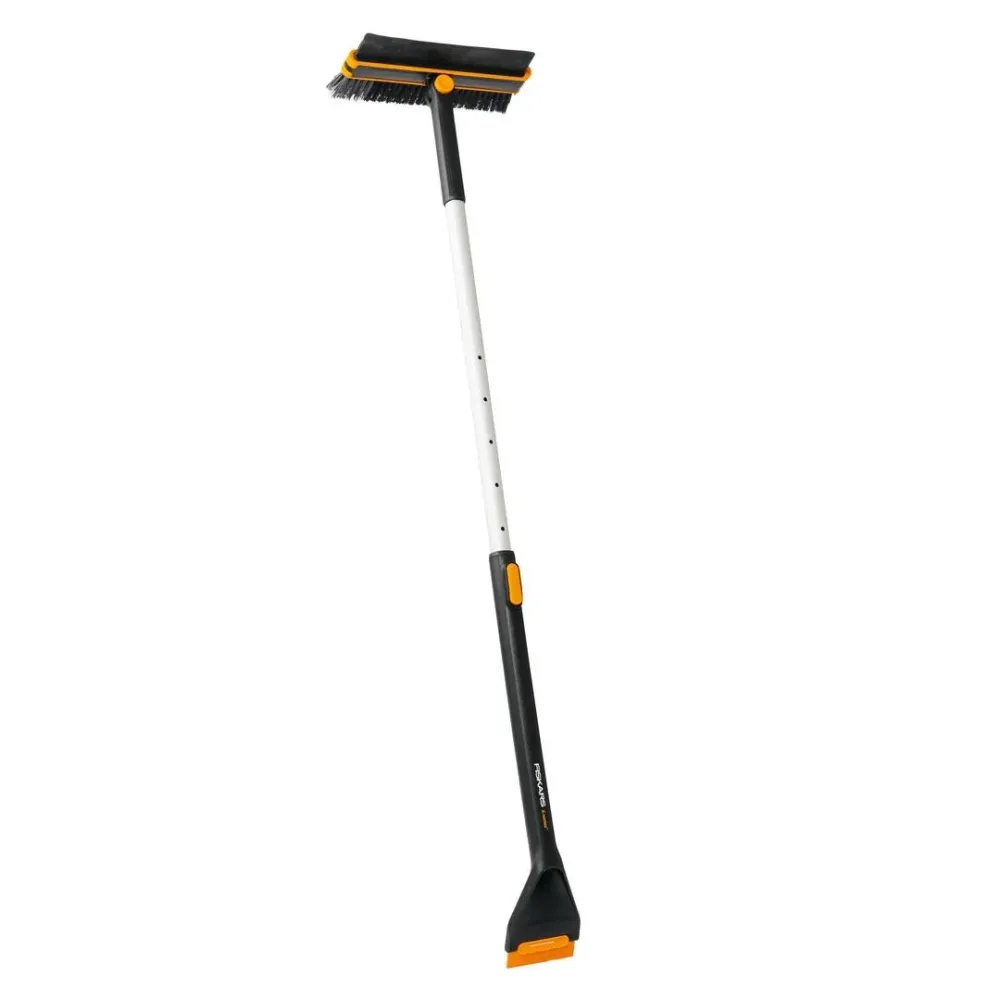 Телескопична въртяща се четка и стъргалка Fiskars X-series™ 96–121 см