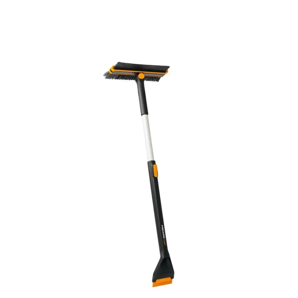 Телескопична въртяща се четка и стъргалка Fiskars X-series™ 96–121 см