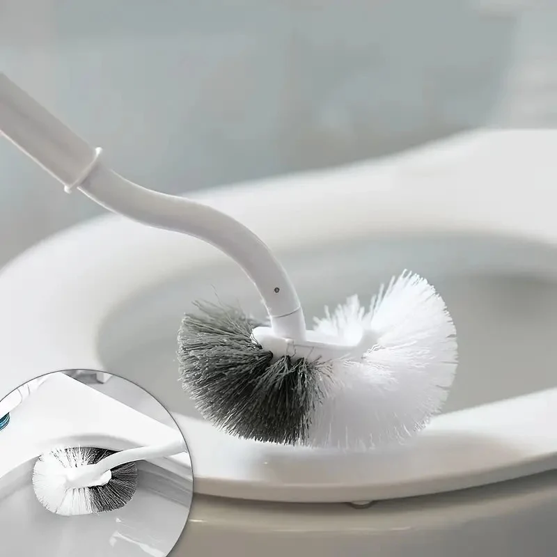 Тоалетна четка с извита дръжка и държач | FlexBrush