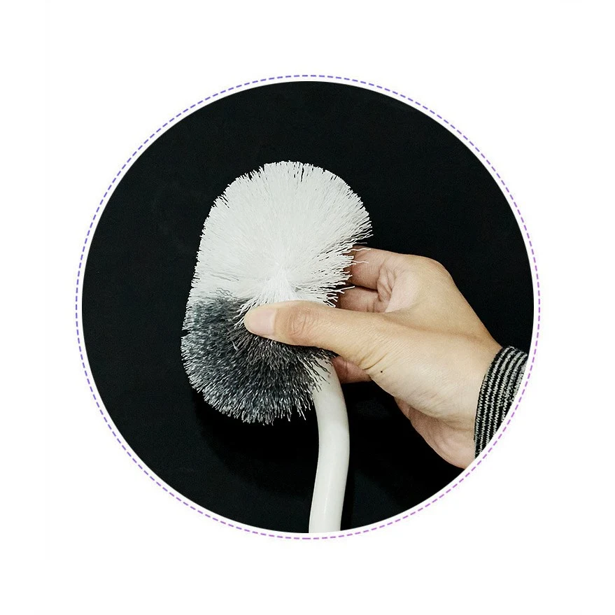Тоалетна четка с извита дръжка и държач | FlexBrush