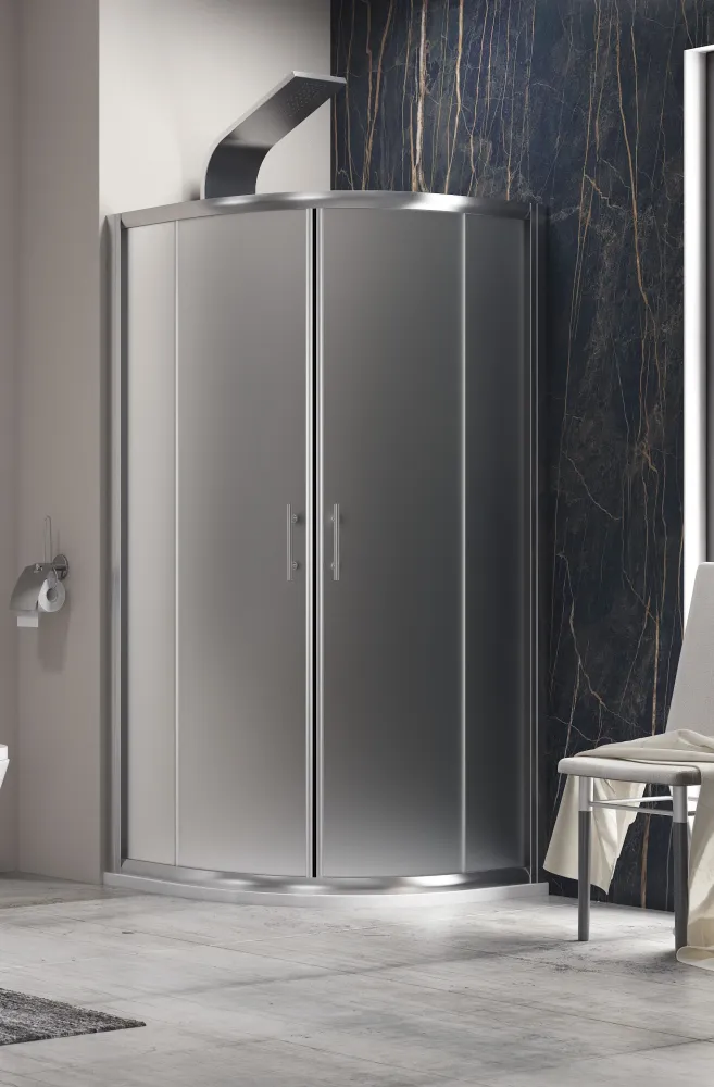 Flora 200 Satine - 80х80 - матирано стъкло