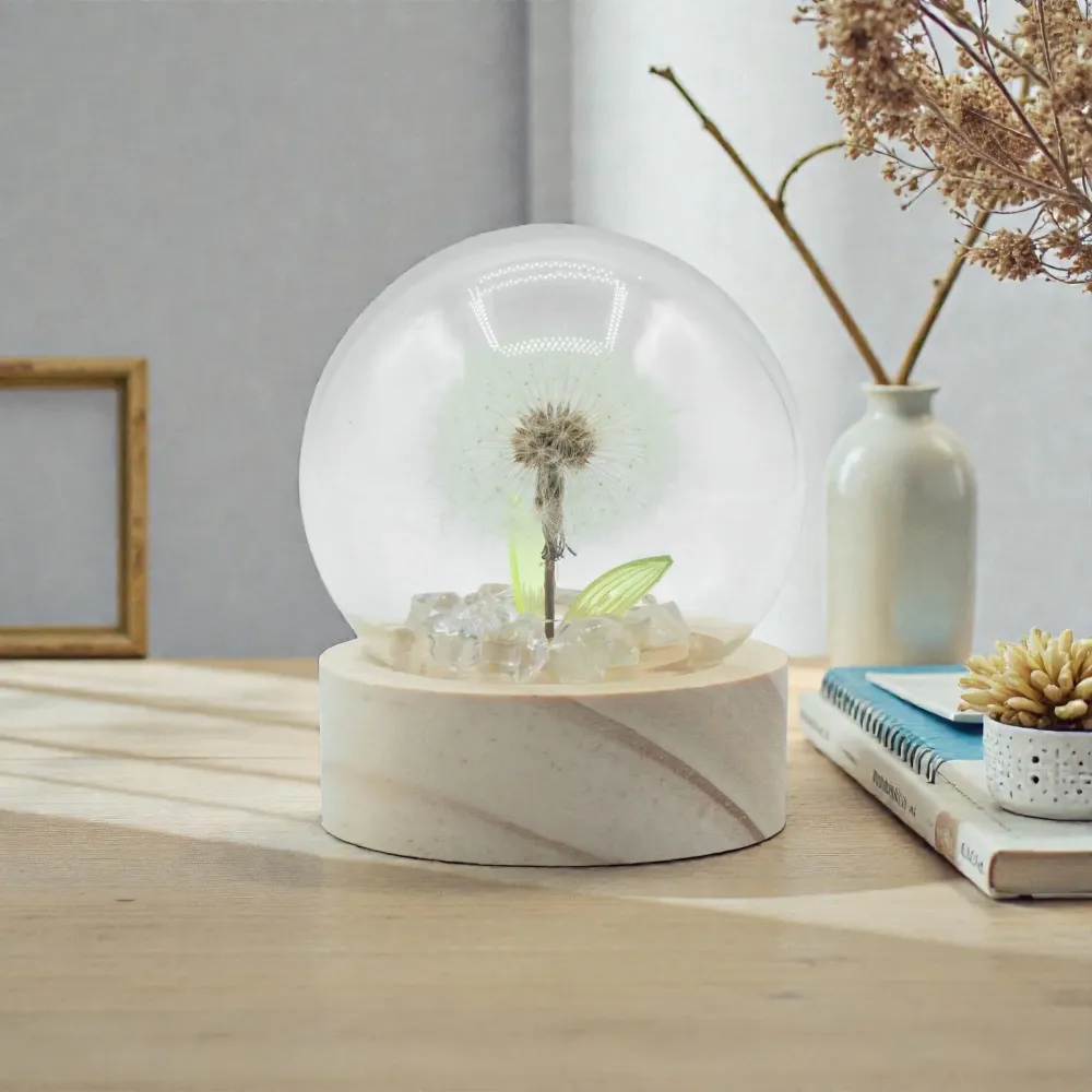 Градински купол Floral Glow – 1 глухарче – LED батерия