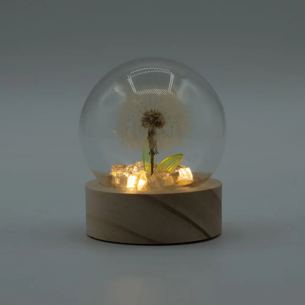 Градински купол Floral Glow – 1 глухарче – LED батерия