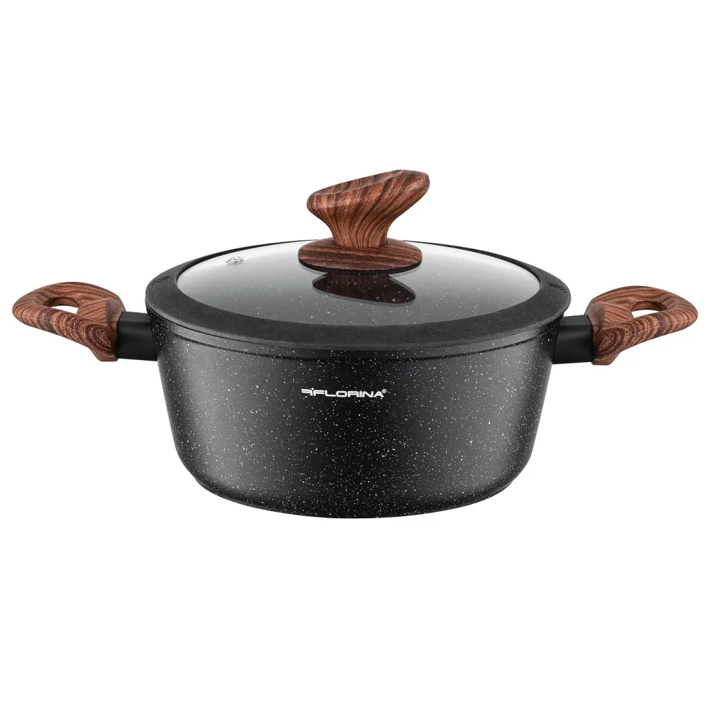 Тенджера Florina Master Black 24см с капак