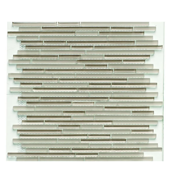 Glass Mix Strip Mosaic CREAM 29,8х30,5 см.