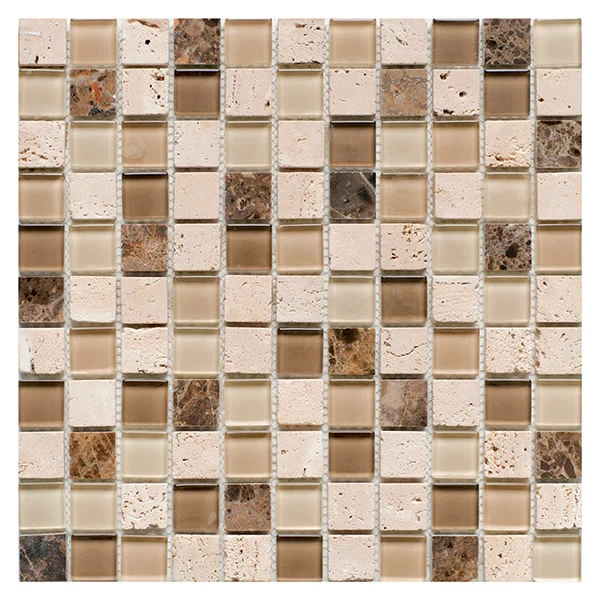 Glass & Stone Mix Mosaic BEIGE 30х30 см.