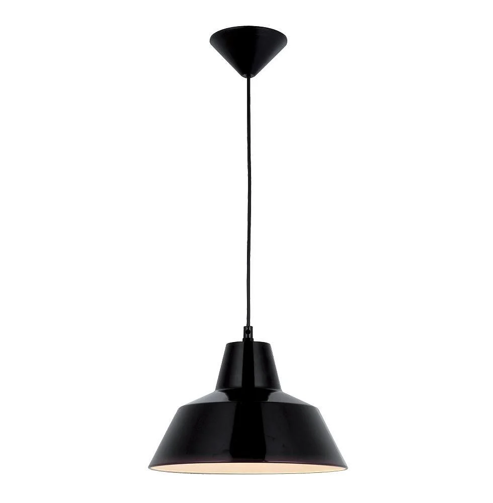 Пендел Glen Black стомана Ø28.5 см E27, Viokef