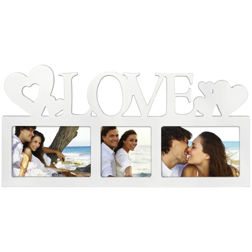 HAMA портретн рамк за снимки "Monreal-Love", 2x 10x15 см, 1x 10x10 см