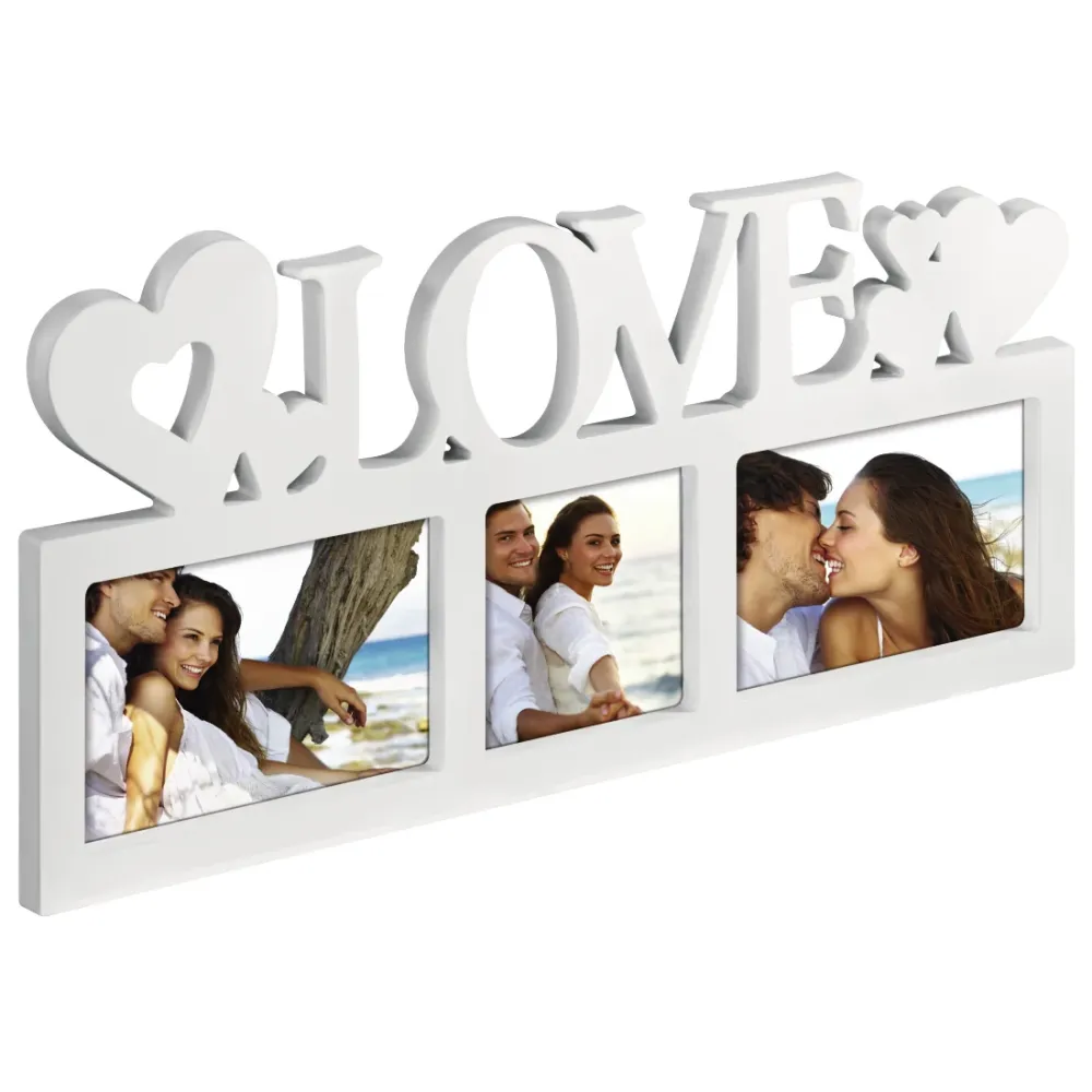 HAMA портретн рамк за снимки "Monreal-Love", 2x 10x15 см, 1x 10x10 см