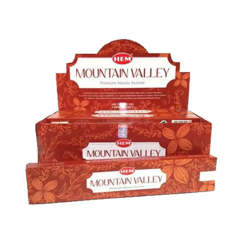 Ароматни пръчици Hem - Premium Incense - Mountain Valley