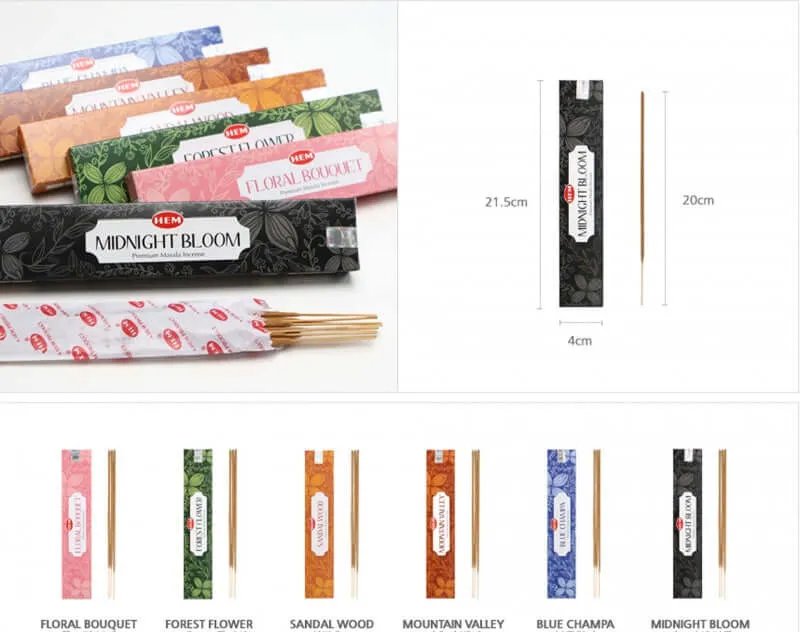 Ароматни пръчици Hem - Premium Incense - Mountain Valley
