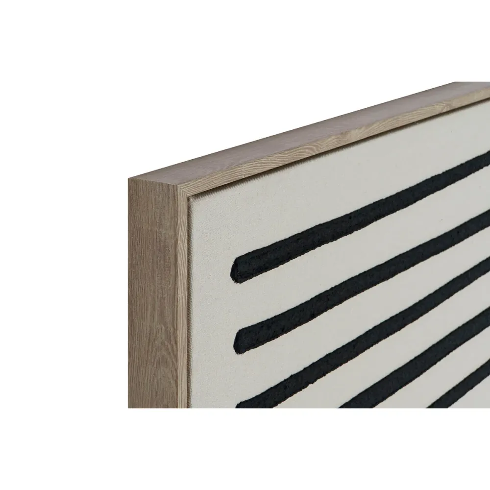 Картина Home ESPRIT Бял Черен Град 83 x 4,5 x 123 cm (2 броя)