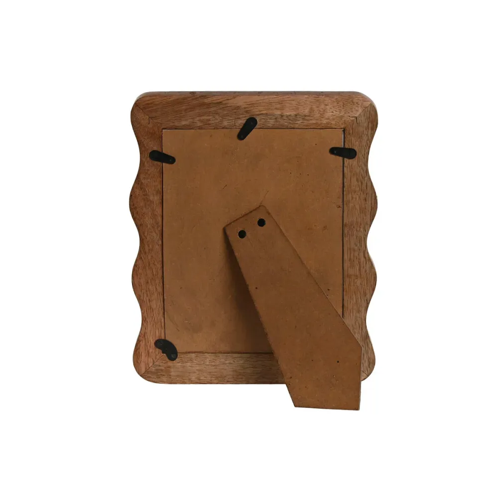 Рамка за снимки Home ESPRIT Естествен Дърво манго Вълни Град 18,5 X 2 X 25 cm