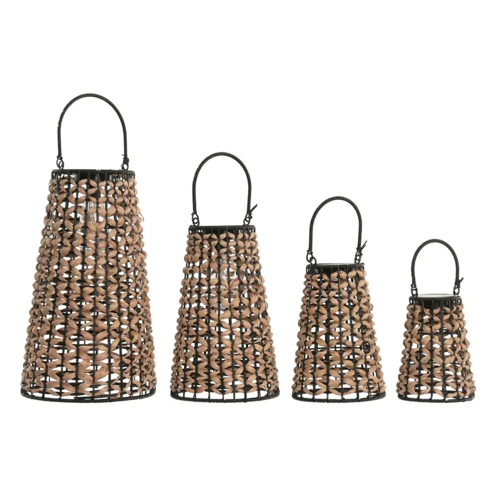 Слънчева лампа Home ESPRIT Кафяв Черен 24 x 24 x 44 cm (4)