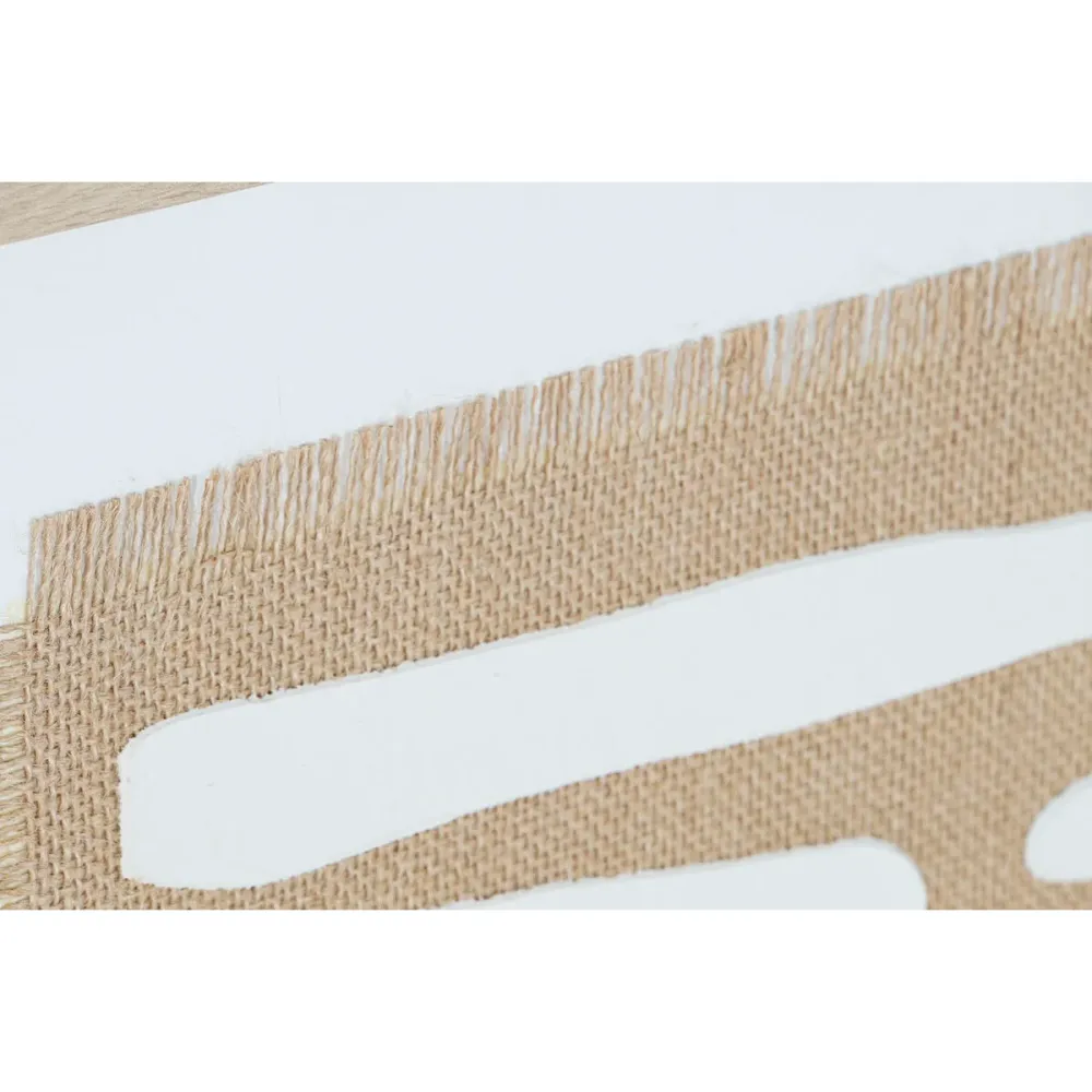 Картина Home ESPRIT Бял Бежов Абстрактен Скандинавски 52,7 x 2,5 x 72,5 cm (2 броя)